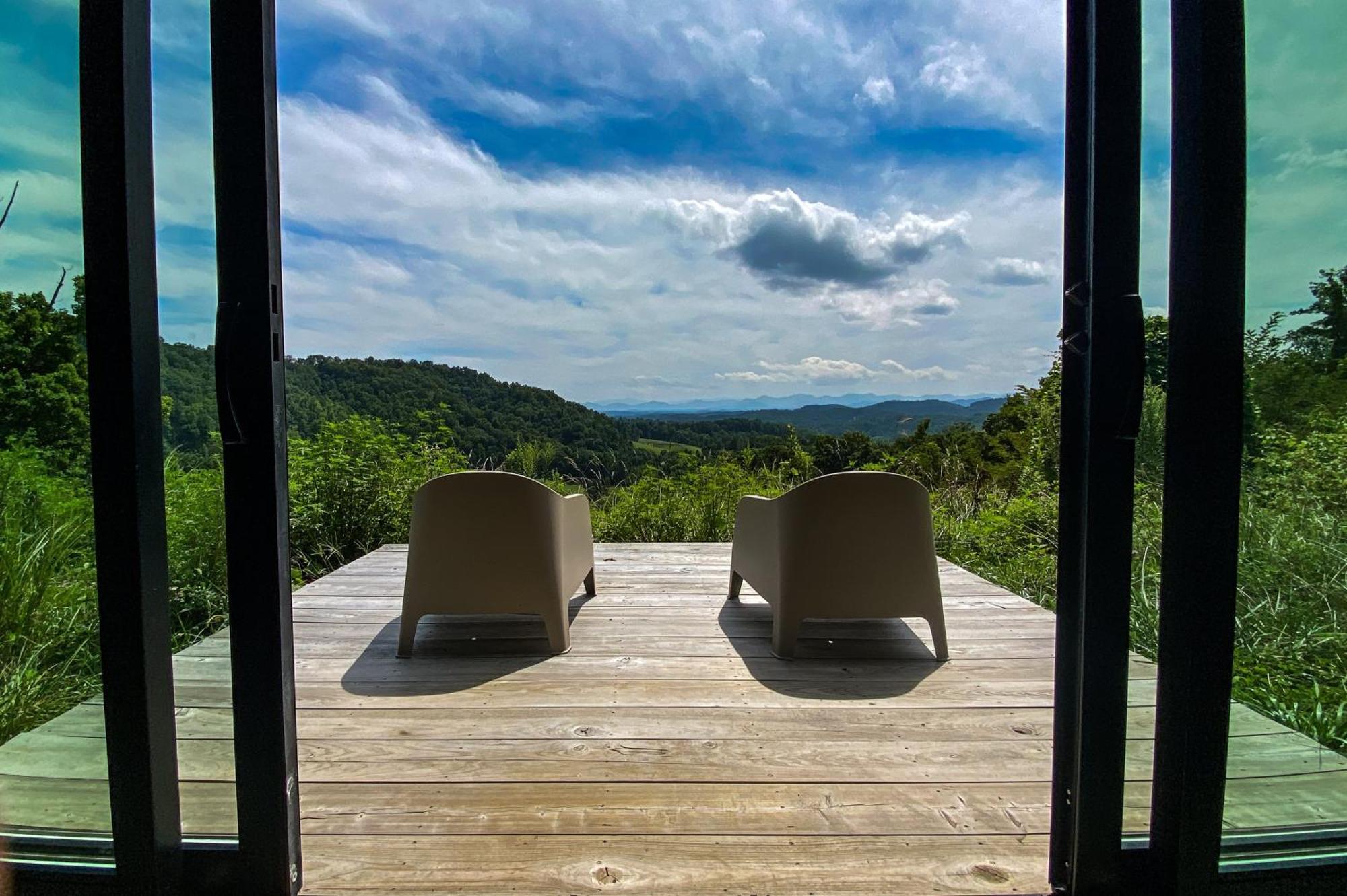 Morgan Branch Cabin In Marshall Villa Exterior foto
