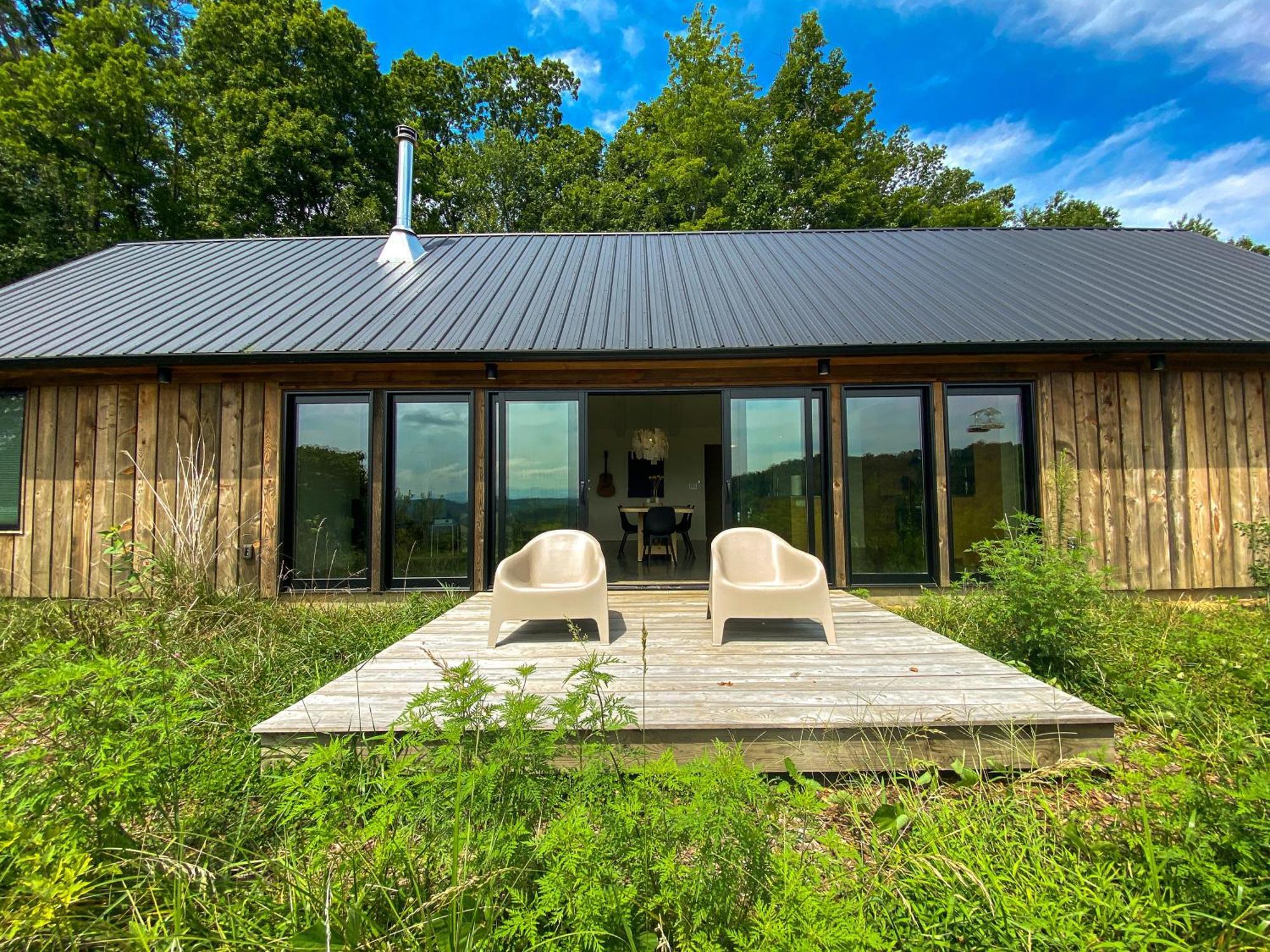 Morgan Branch Cabin In Marshall Villa Exterior foto